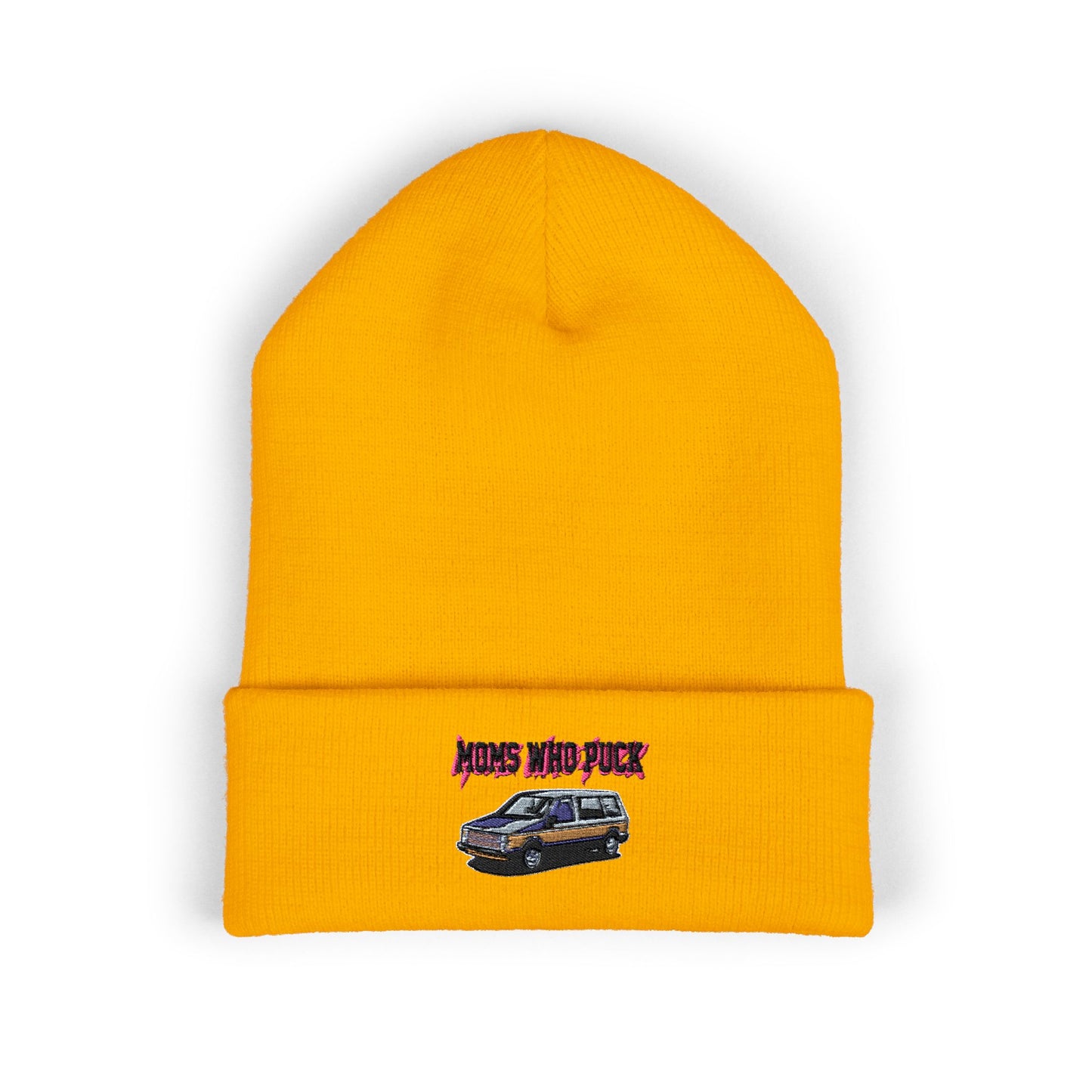 Moms Who Puck - Cuffed Beanie (Embroidery)