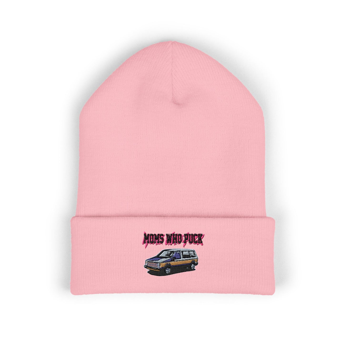 Moms Who Puck - Cuffed Beanie (Embroidery)